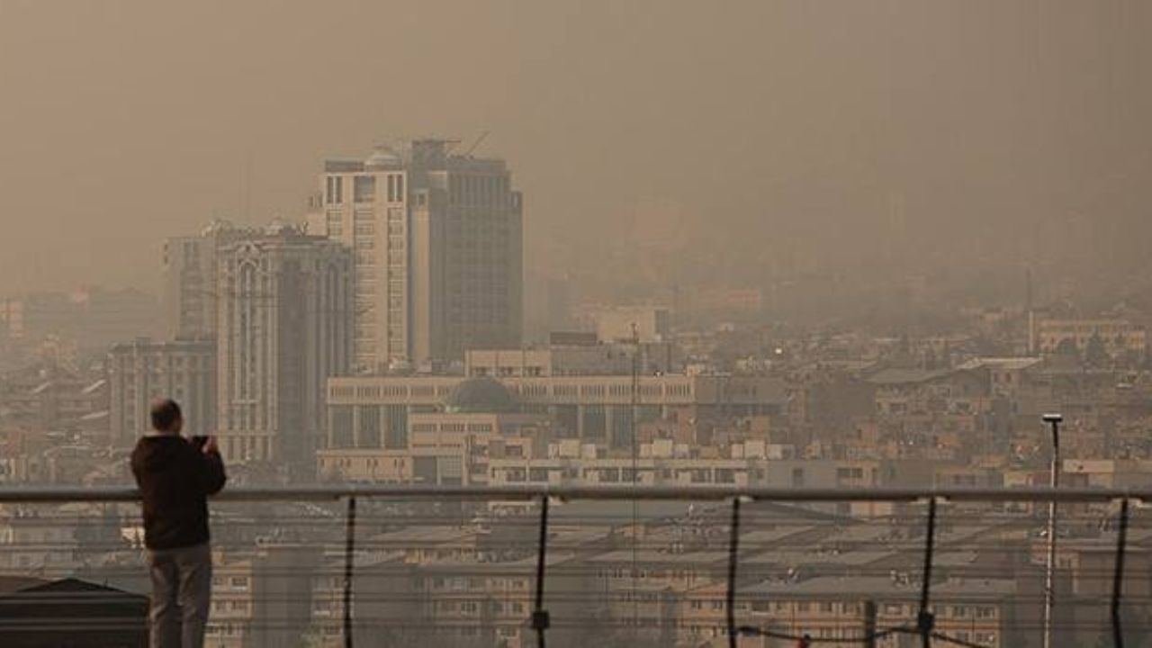 هوای تهران آلوده و همچنان در وضعیت نارنجی است