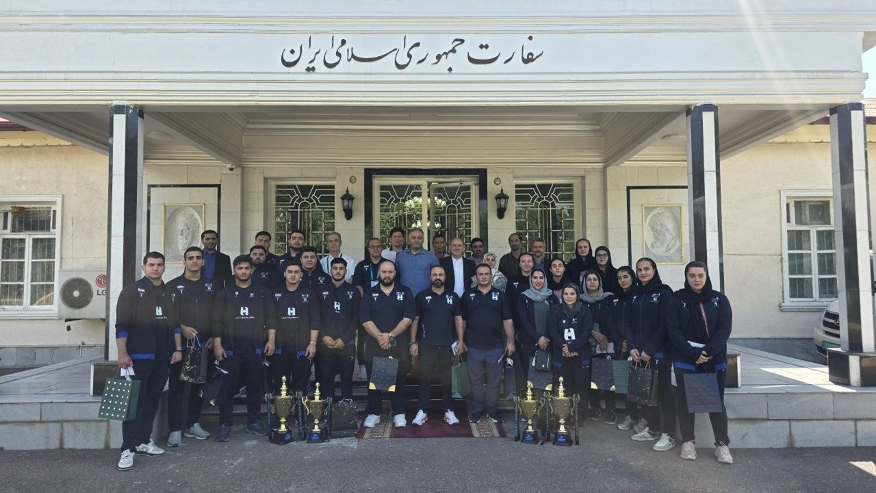 تجلیل سفارت ایران از افتخارآفرینی وزنه‌برداران نوجوان و جوان