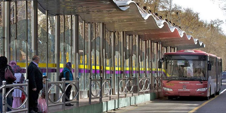 بهسازی ایستگاه‌های خطوط  بی آر تی اتوبوسرانی در شرق تهران