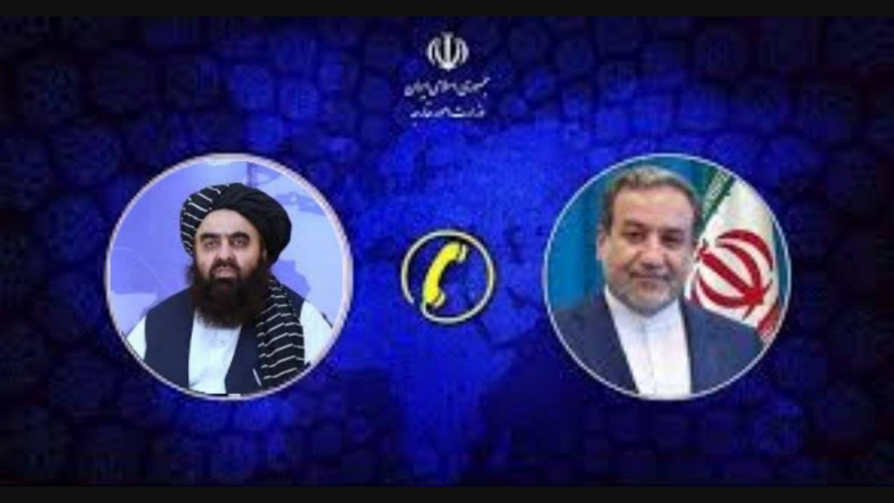 تماس تلفنی وزیر امور خارجه حکومت سرپرست افغانستان با عراقچی