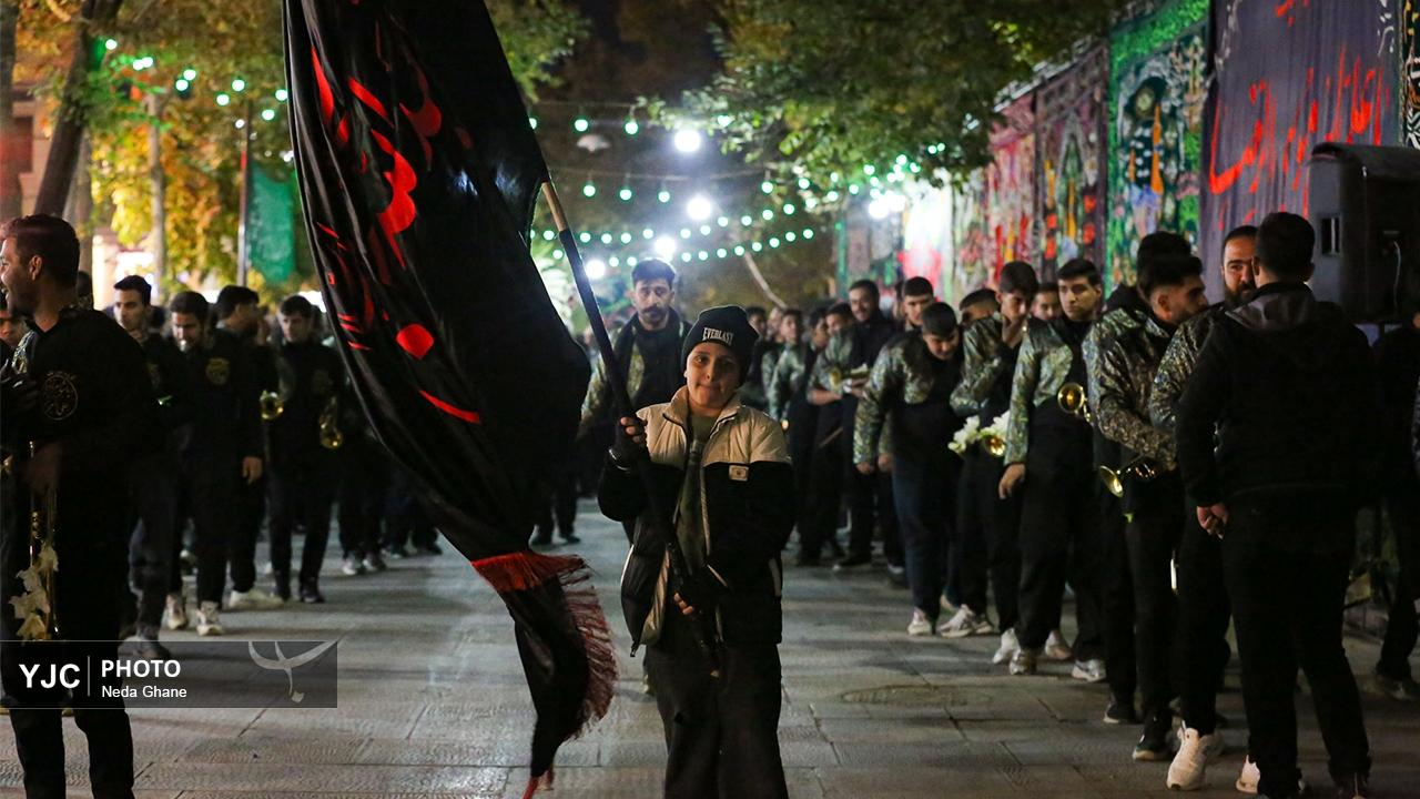 قافله عزاداری حضرت فاطمه زهرا(س) در اصفهان