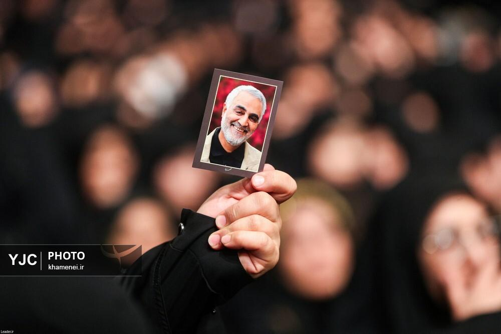 مراسم عزاداری شب شهادت حضرت زهرا (س) در حسینیه امام خمینی (ره)