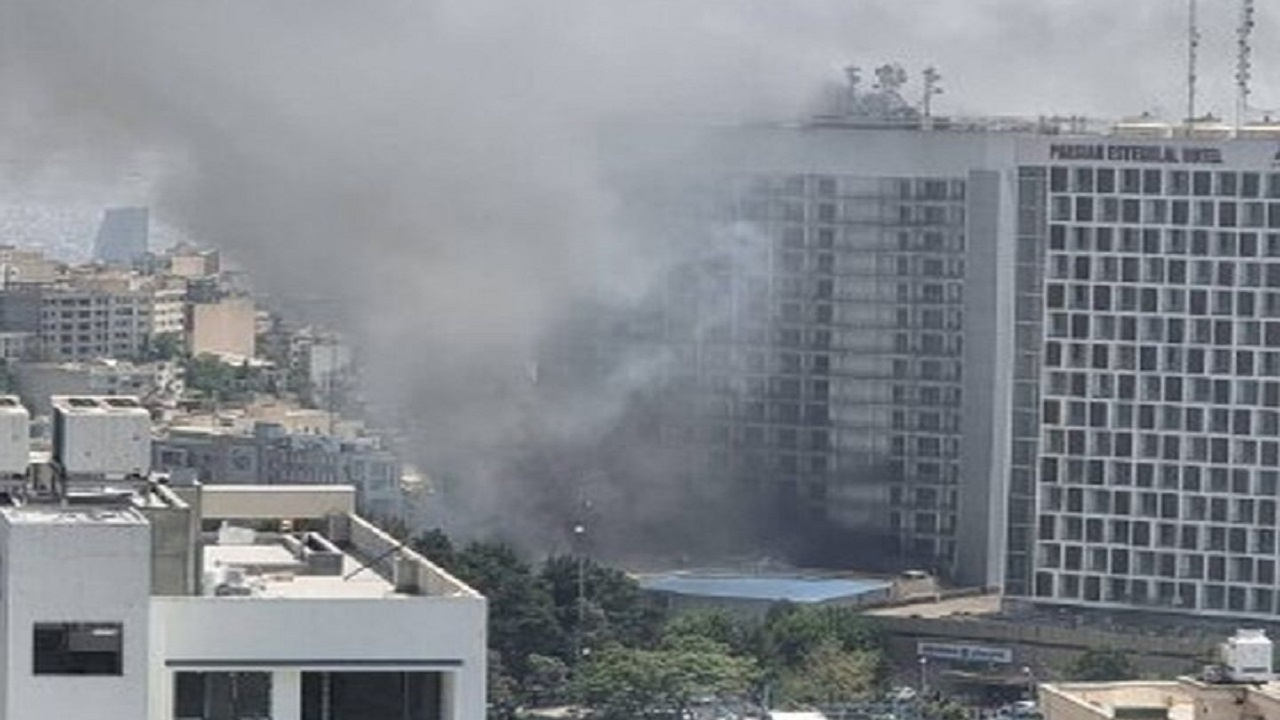 جزئیات حادثه آتشسوزی هتل پارسیان استقلال