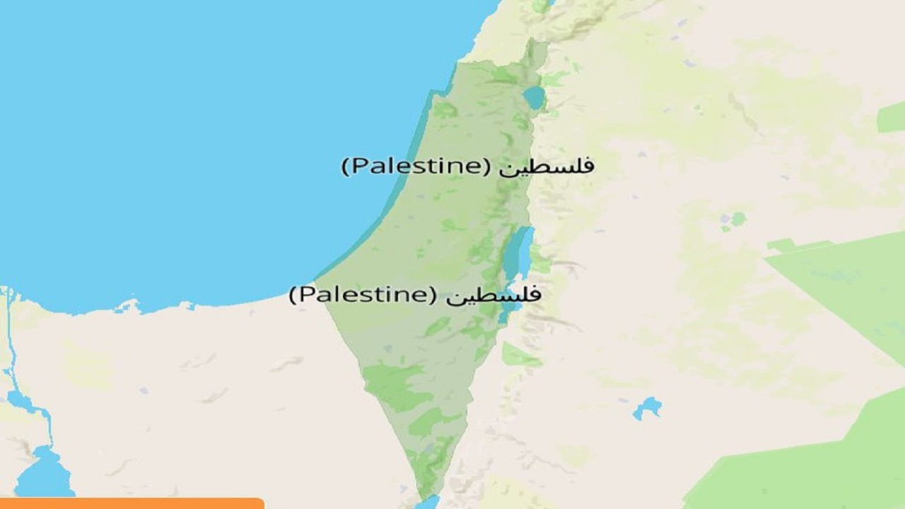 بزرگترین اتحادیه معلمان آمریکا نقشه سرزمین تاریخی فلسطین را بدون اشاره به «اسرائیل» منتشر کرد