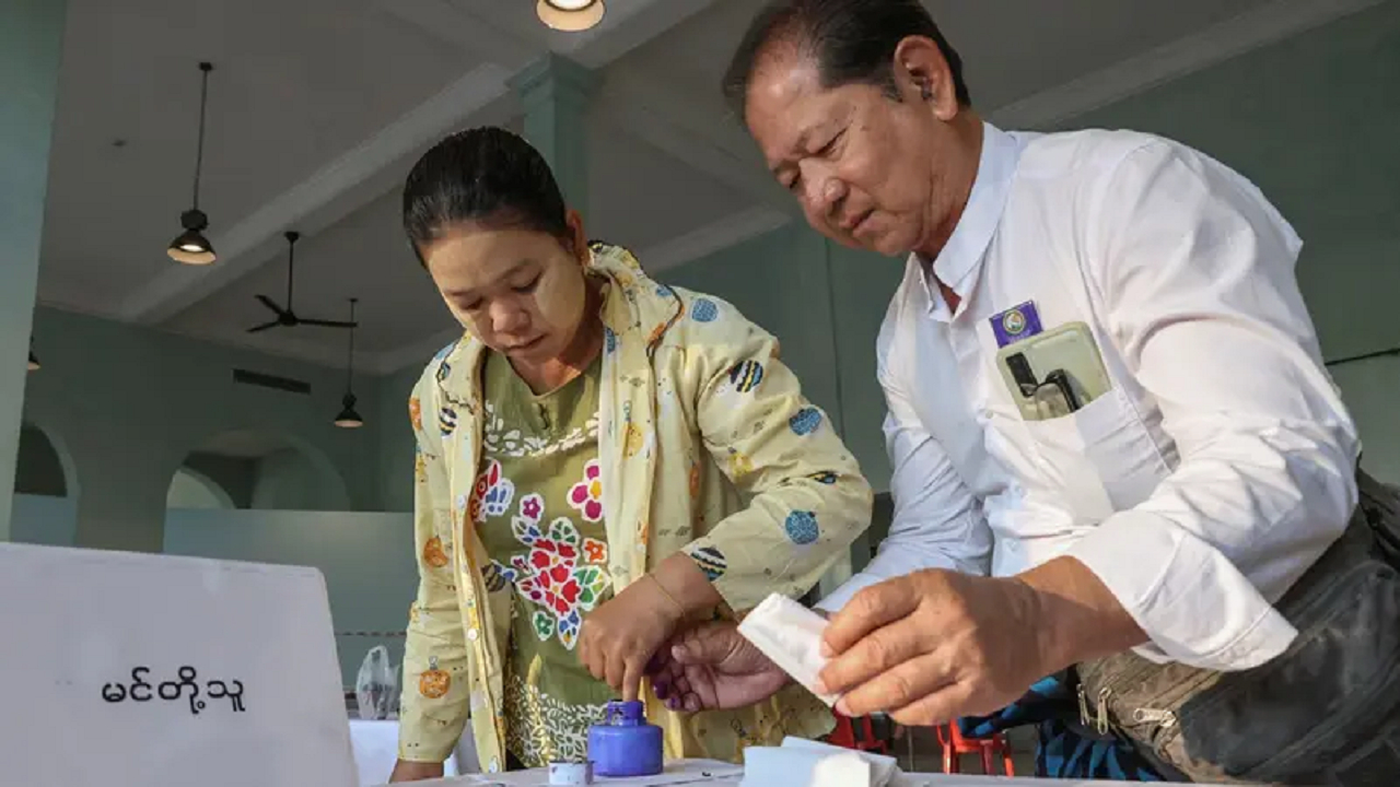 میانمار اولین انتخابات خود پس از کودتای ۲۰۲۱ را برگزار کرد