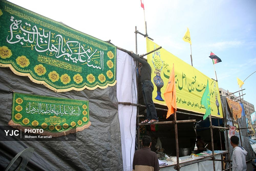 آماده سازی شهر قم برای جشن نیمه شعبان ۱۴۰۴