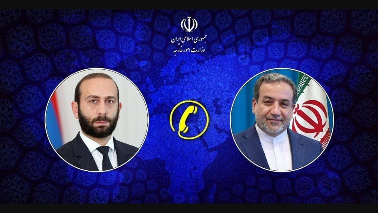 گفتگوی تلفنی وزیر امور خارجه جمهوری ارمنستان با وزیر امور خارجه جمهوری اسلامی ایران