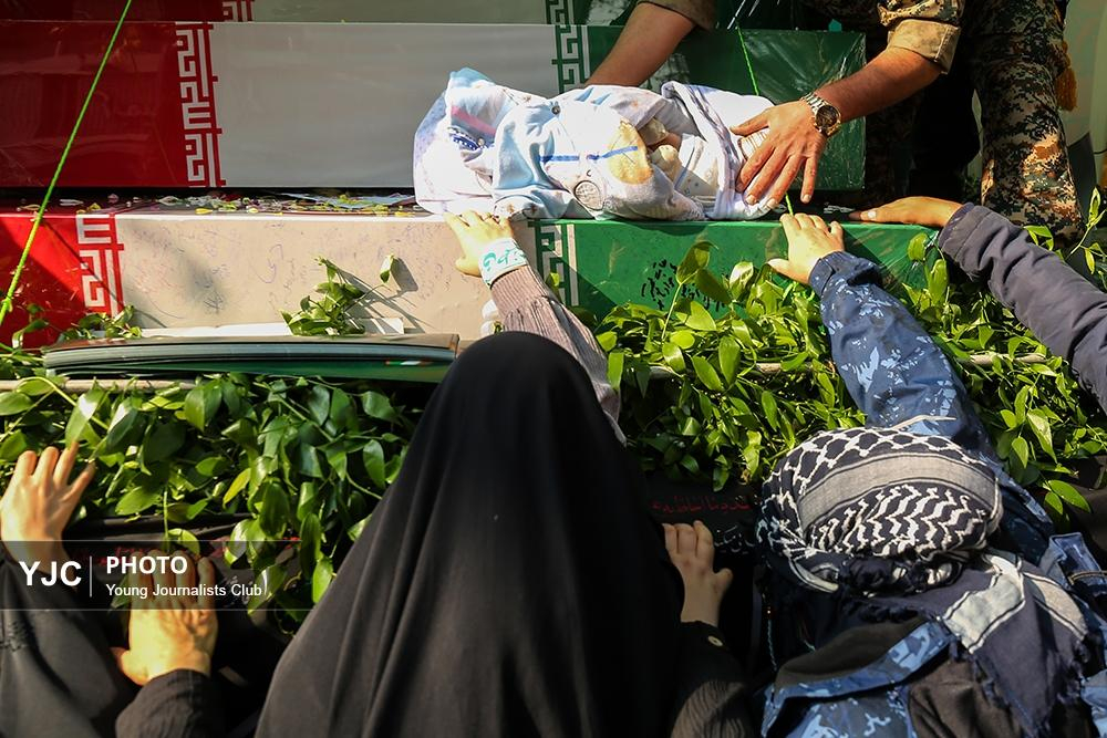 تشییع پیکرمطهر شهدای گمنام -تهران (۲)