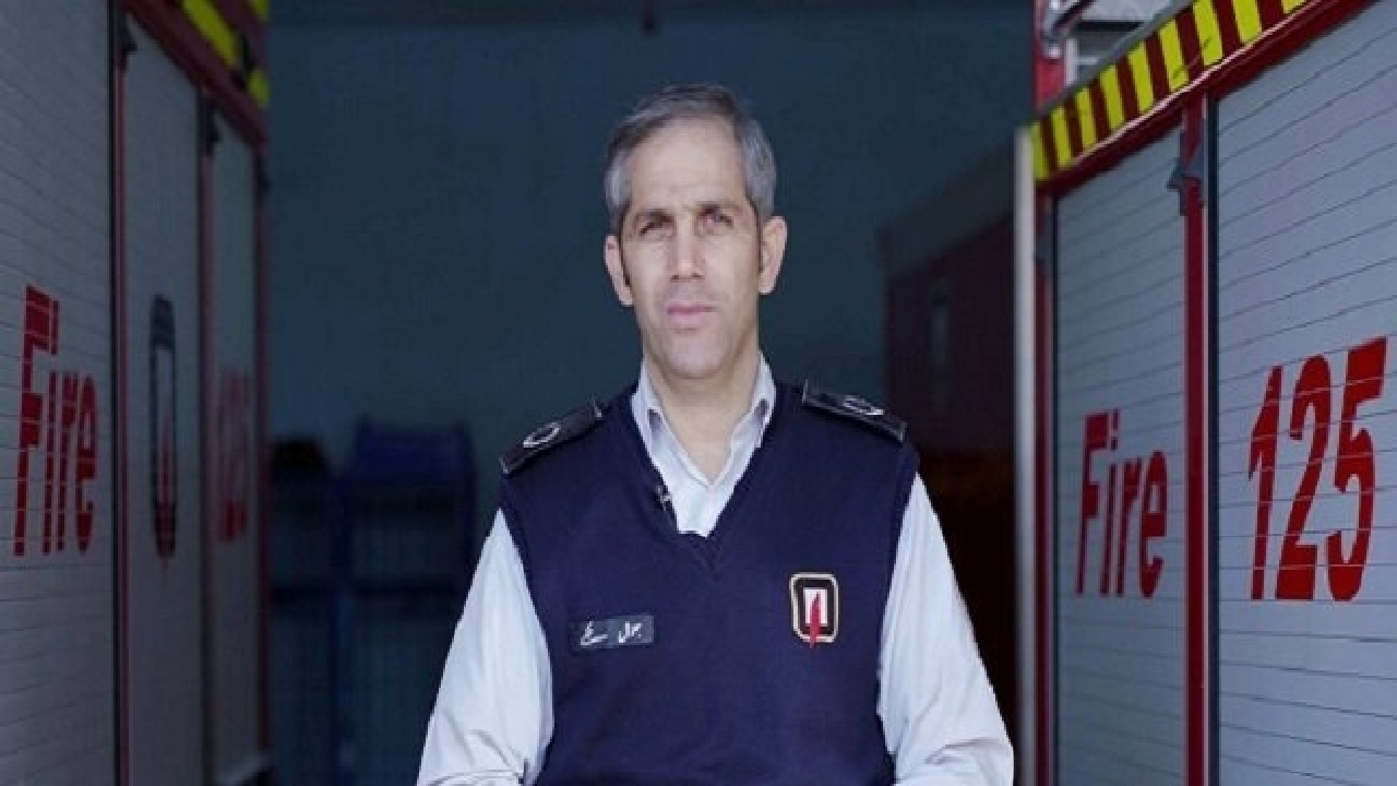 حریق ساختمان ۷ طبقه در حال ساخت در خیابان سردار جنگل تهران