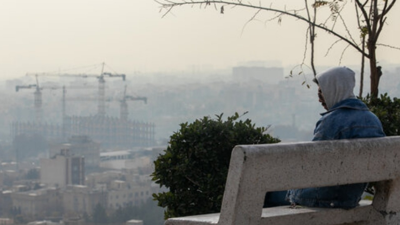 هوای تهران در وضعیت نارنجی و آلوده است