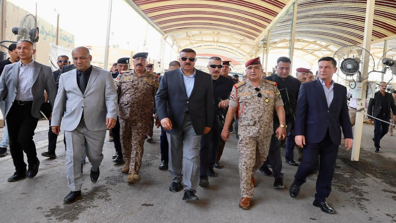 بازدید وزیر کشور عراق از مرز خسروی