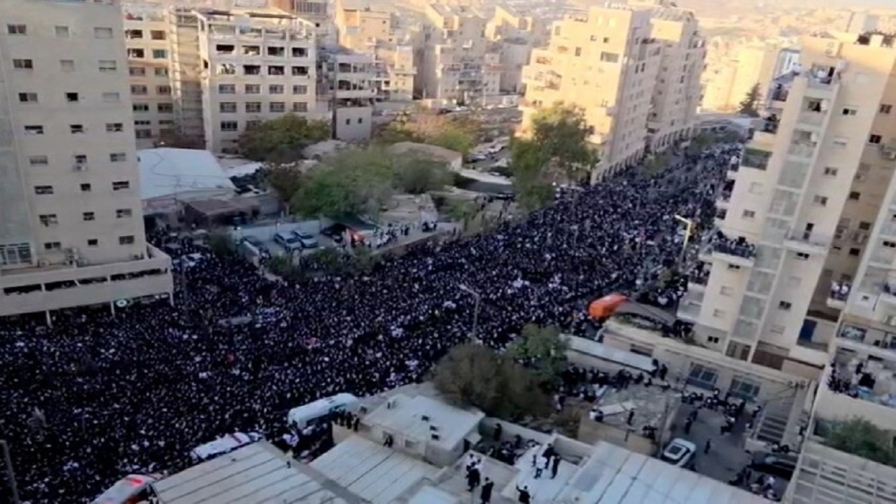 خشم یهودیان حریدی از خدمت اجباری + فیلم