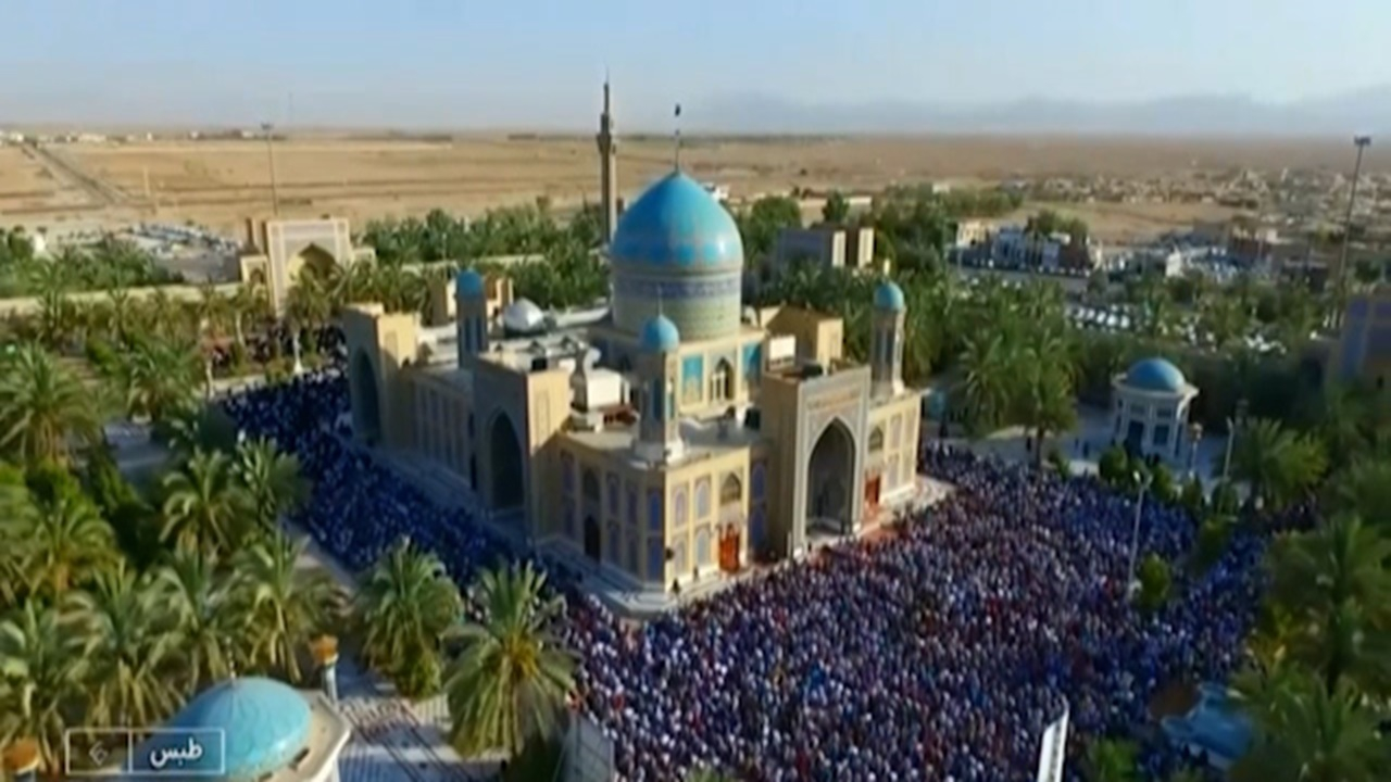 طبس میعادگاه دلدادگان در آستان حضرت حسین بن موسی الکاظم (ع) + فیلم