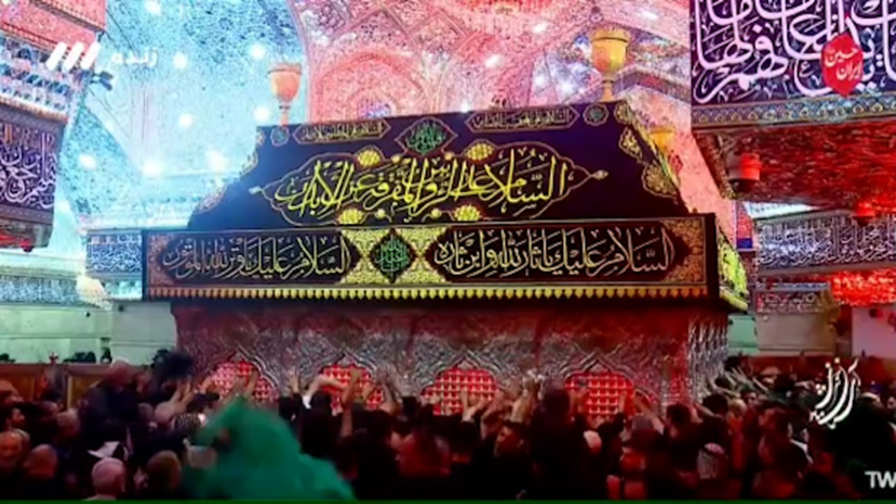 تصاویر عزاداران حسینی در روز تاسوعا + فیلم