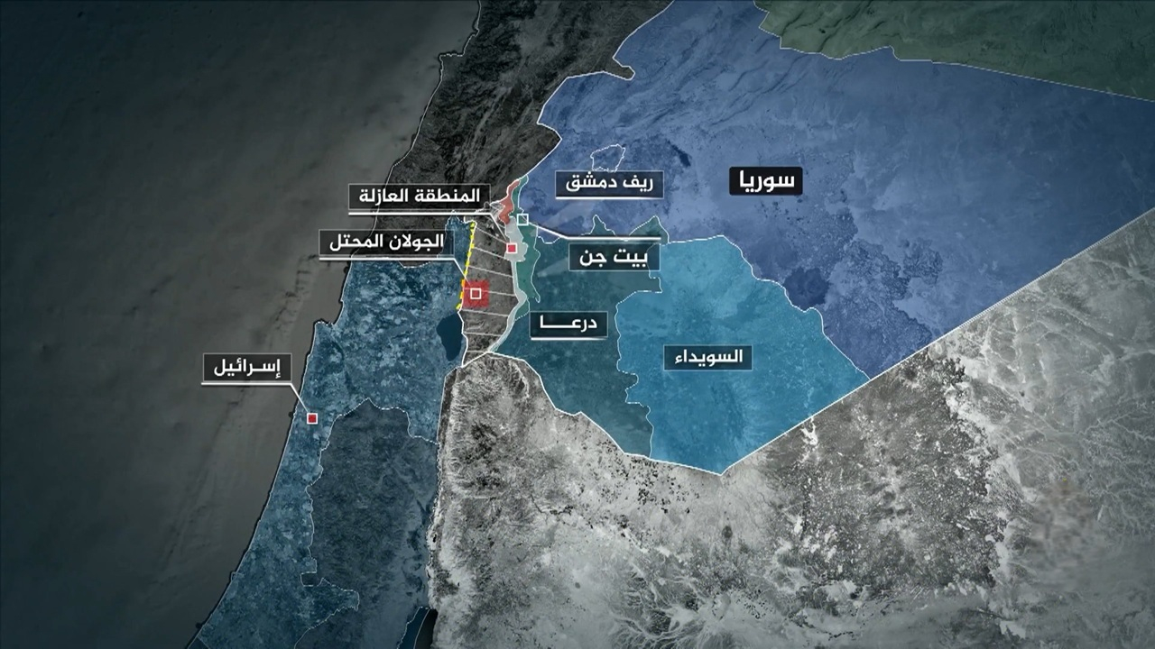 ۶۰۰ کیلومتر مربع زیر اِشغال صهیونیست؛ نقشه تل‌آویو در جنوب سوریه + فیلم