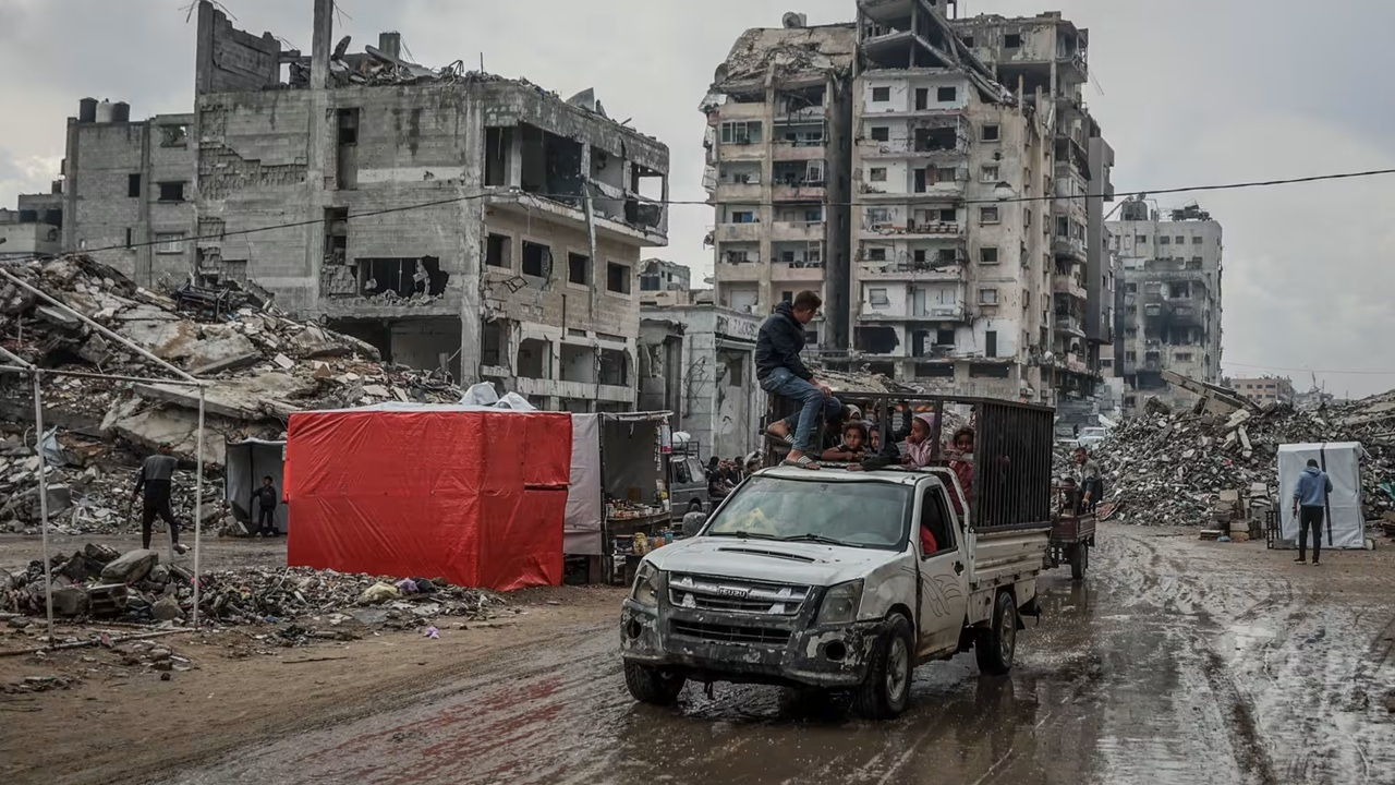 شرایط بحرانی مردم غزه در فصل سرما + فیلم