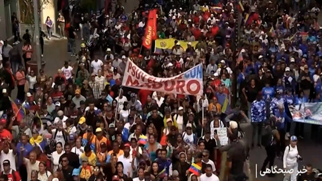 فریاد آزادی برای مادورو + فیلم