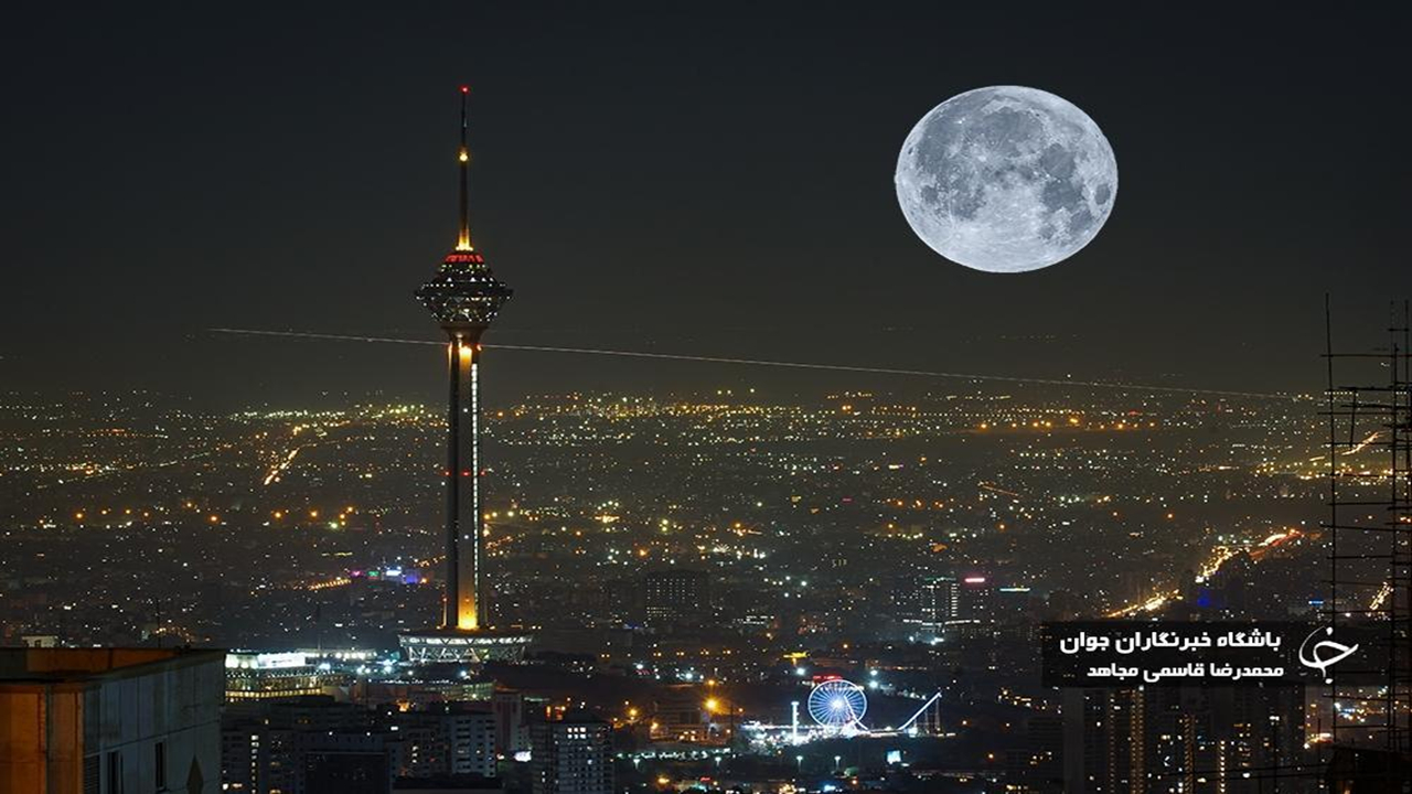 بازیگری ماه در آسمان ‌آخرین ماه پاییز/ طلوع ابرماه و همنشینی با مشتری