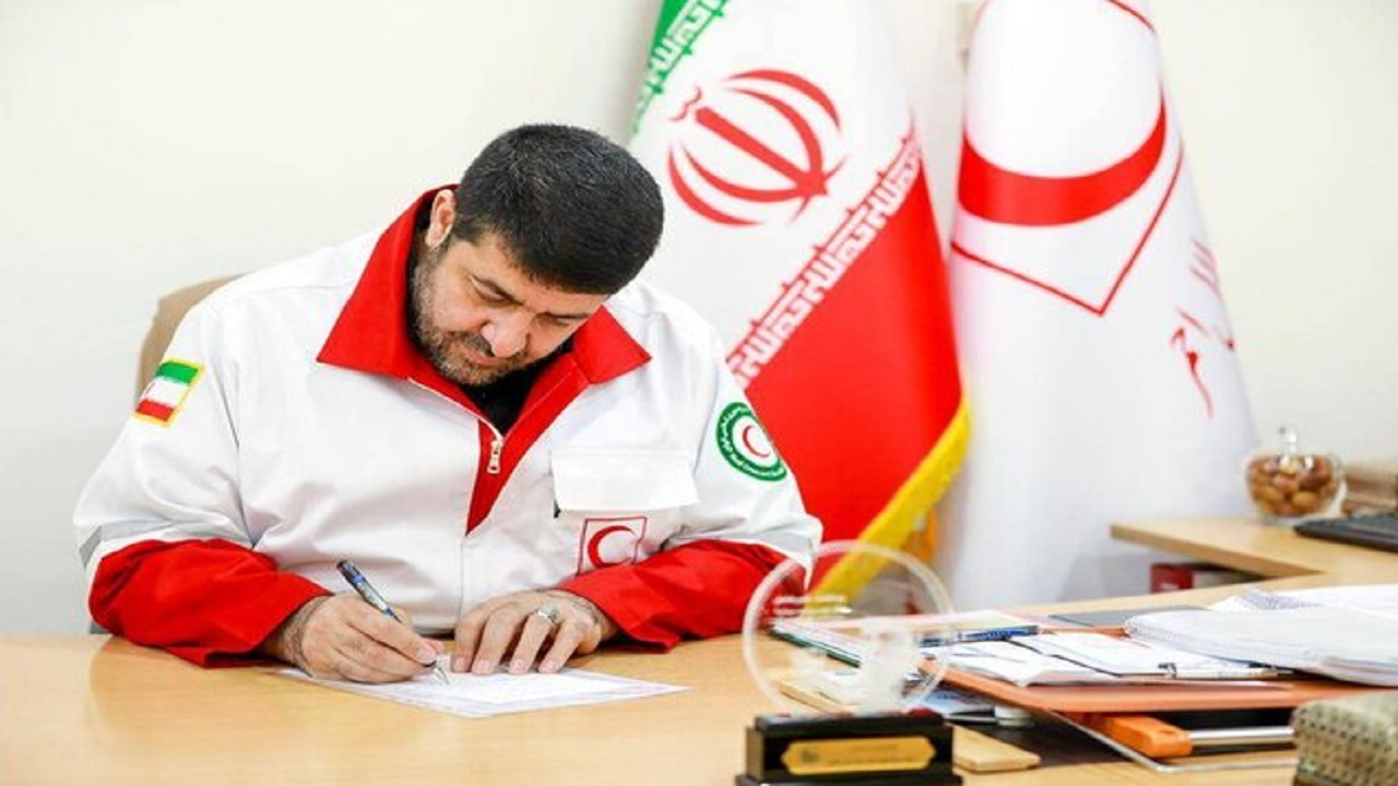 پیام تسلیت رئیس جمعیت هلالاحمر در پی شهادت جمعی از فرزندان برومند ایران با حمله رژیم صهیونیستی