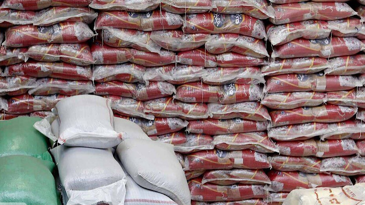 کشف ۱۴۵ تن برنج احتکاری