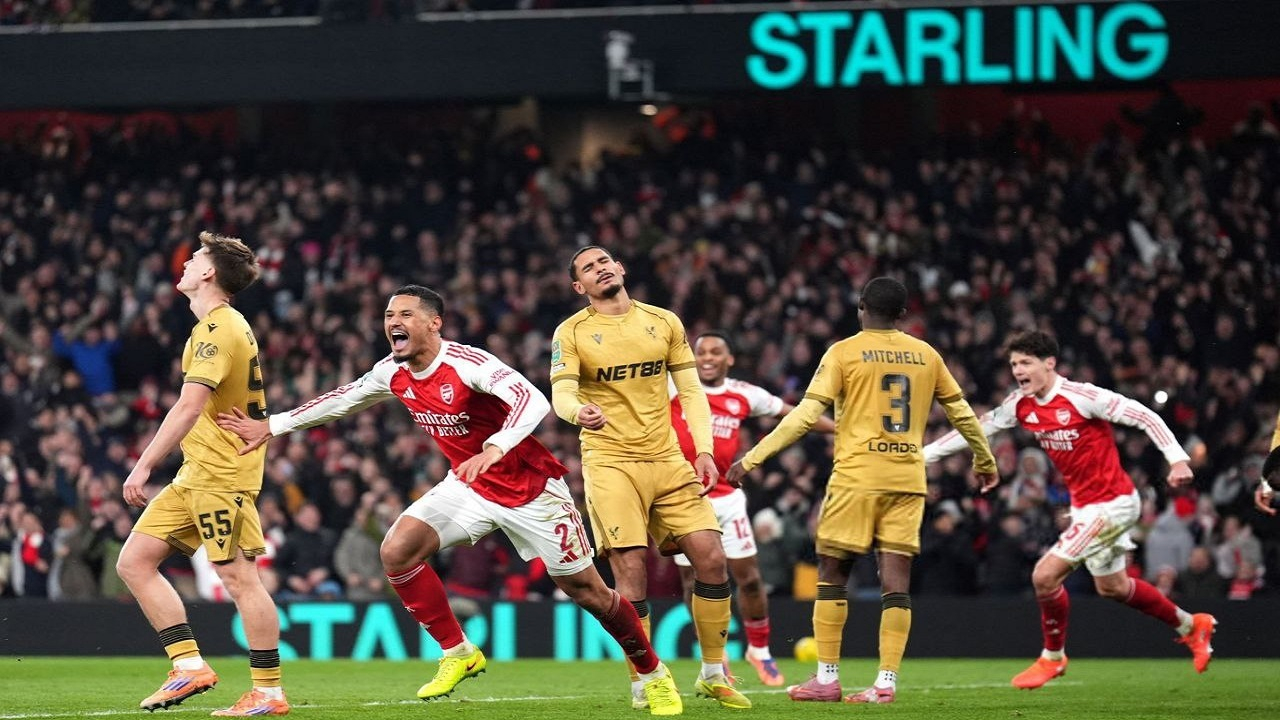 آرسنال (۸) ۱-۱ (۷) کریستال پالاس/ صعود نفسگیر توپچی‌ها به نیمه نهایی+ فیلم