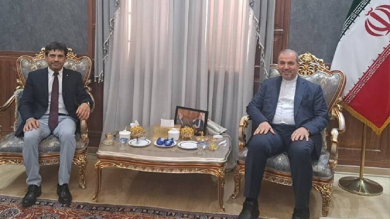 دیدار و گفت‌وگوی مدیر دفتر کمیته بین‌المللی صلیب سرخ در عراق با سفیر ایران 